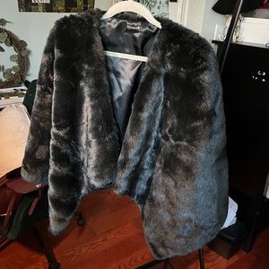 Express faux fur shawl. Used in like new condition. OS